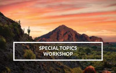 2023 Phoenix, AZ | Special Topics Workshop