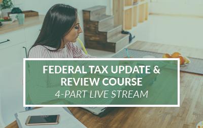 2023 Virtual,  | Federal Tax Update & Review Course